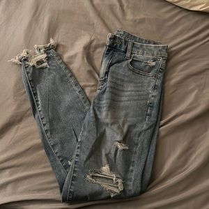 American Eagle, US 4 Regular, Light Blue denim